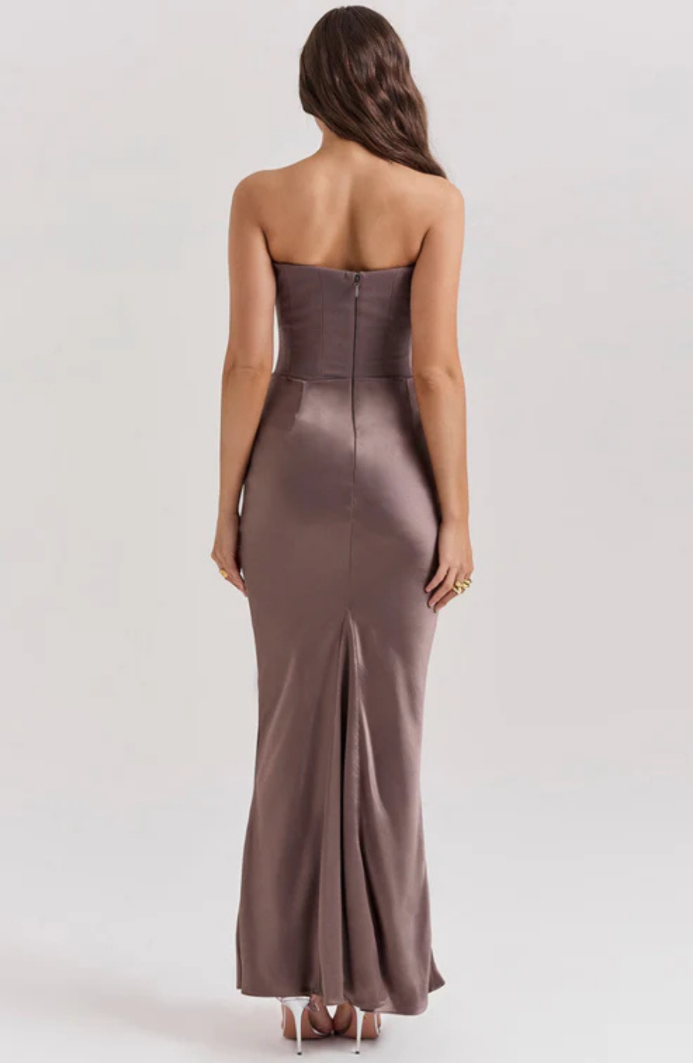 Soraya – Off-Shoulder Maxi Dress | Draped Evening Gown
