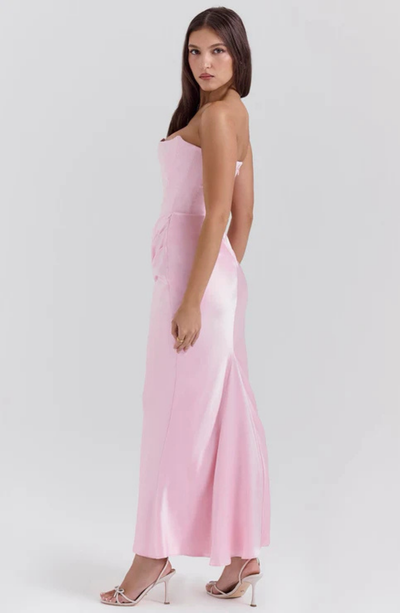 Soraya – Off-Shoulder Maxi Dress | Draped Evening Gown