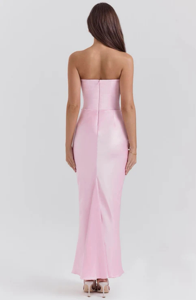 Soraya – Off-Shoulder Maxi Dress | Draped Evening Gown