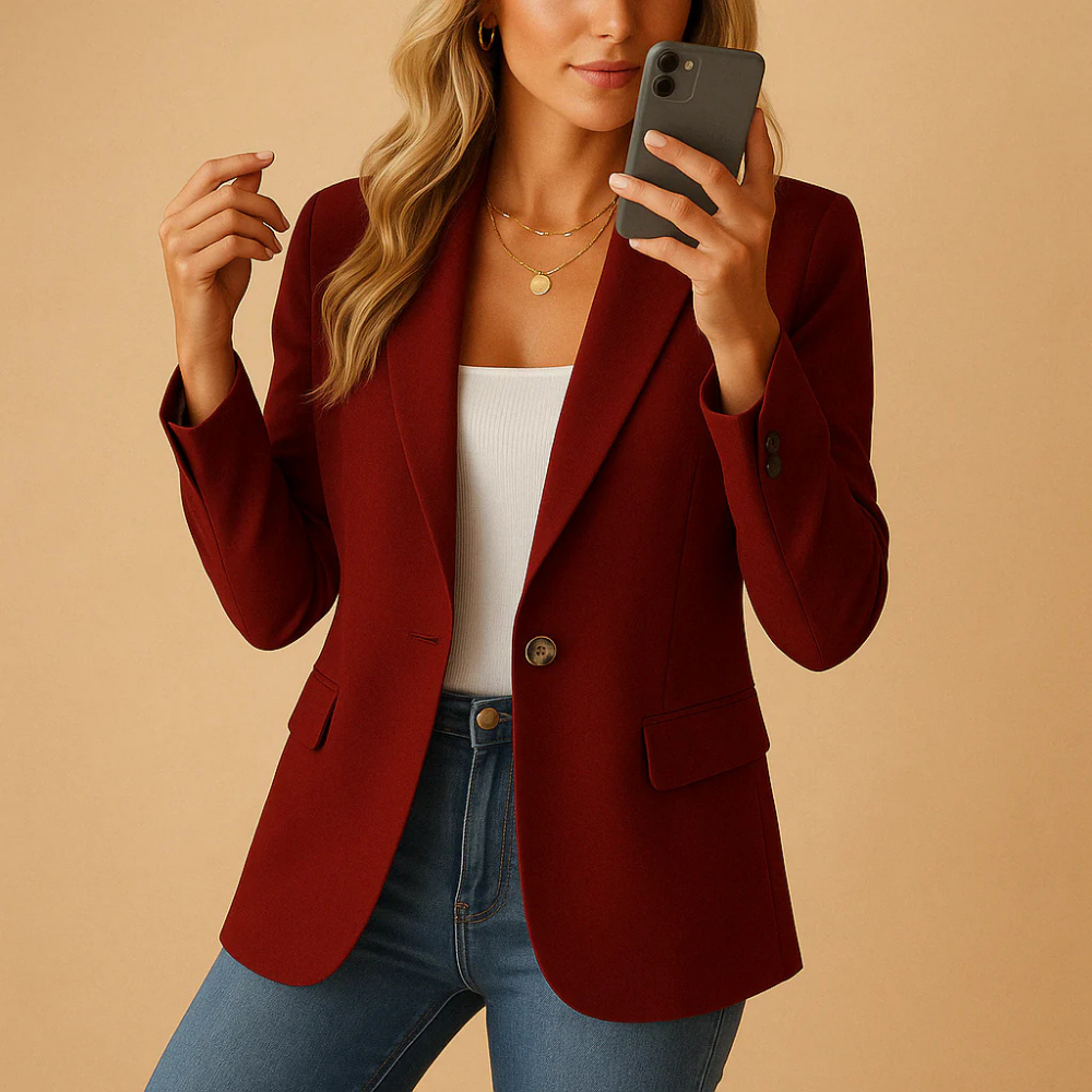 Allegra – Women’s Stretch Fitted Blazer | Chic & Tailored Comfort