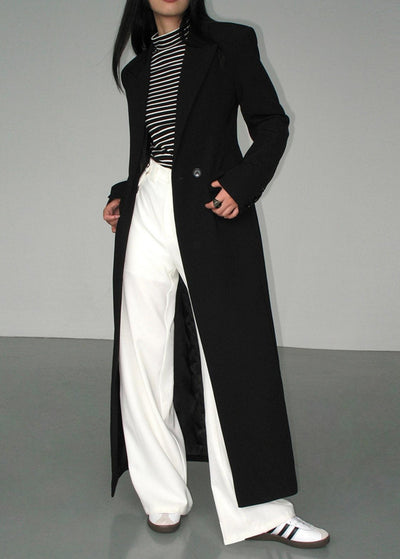 Mary - Tailored Blazer Coat with Classic Collar & Pockets