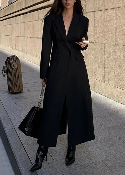 Mary - Tailored Blazer Coat with Classic Collar & Pockets